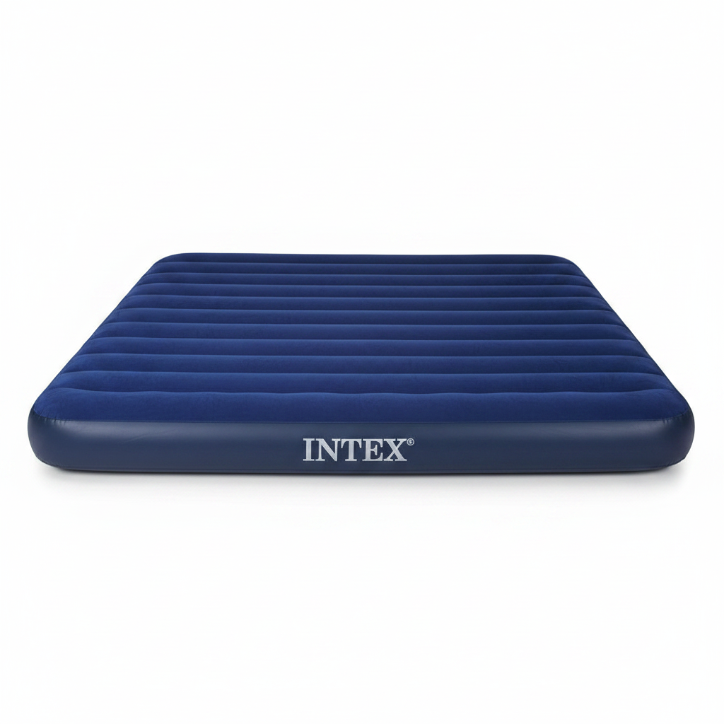 Intex 5×6 Double Inflatable Air Mattress - Blue
