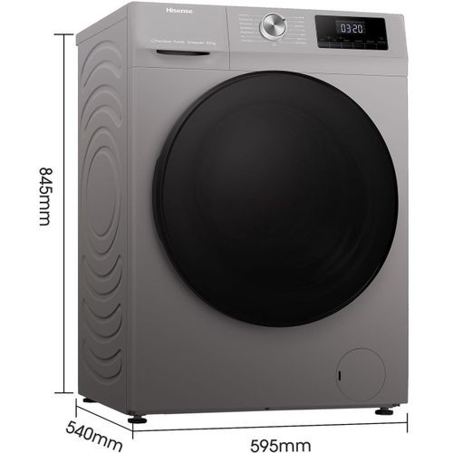 Hisense 8Kg Washer & 5Kg Dryer Combo Front Loading Washing Machine- Grey