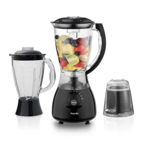 Saachi 2 Jars Blender + Grinder, Pulse Function, Auto-Clean Capability , 1.5 l...