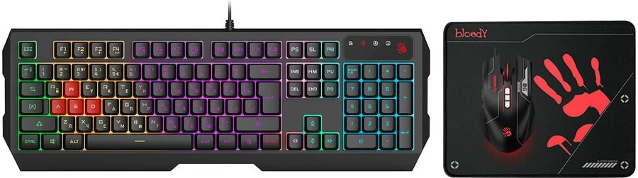 A4Tech Bloody B1700 Gaming Keyboard - Black