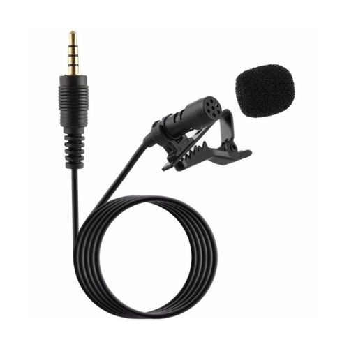 3.5mm Portable Mini Clip Lapel Lavalier Microphone Audio