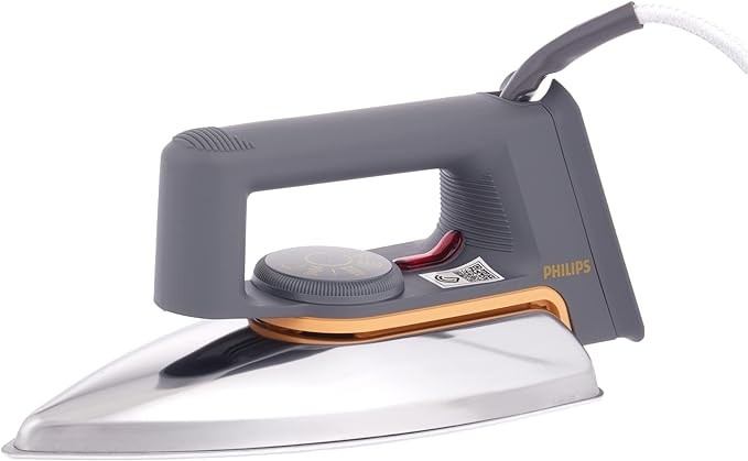 Philips Classic Dry Iron Linished Soleplate - 1000 Watts, Multi Color
