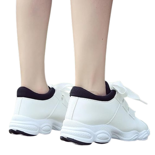 Ladies Fashion Casual Sneakers - White