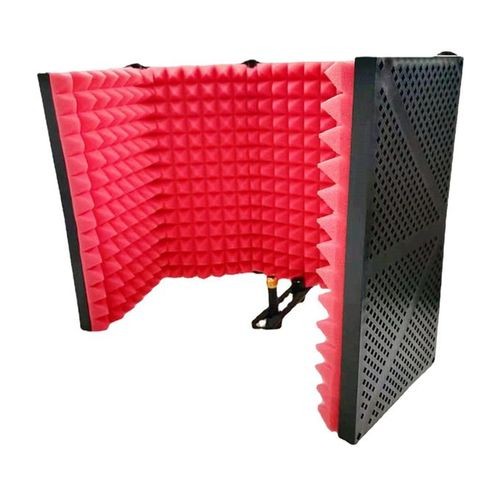 Portable Microphone Booth Studio Recording Vocal 3 Panels Set describe