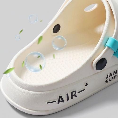 Crocs Sandals Slippers Hole Shoes Men's Thick-soled Non-slip Breathable