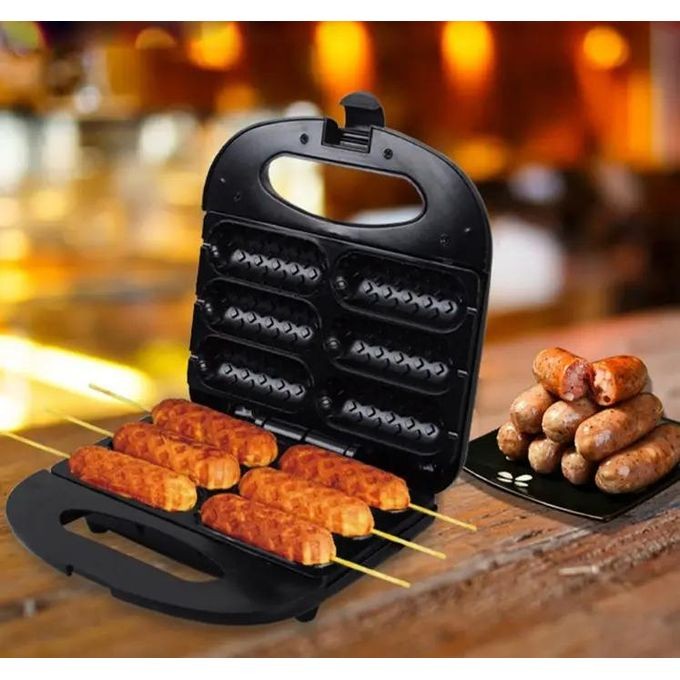 Electric Snacks Sausages Snacks Roll Maker For Breakfast-Black