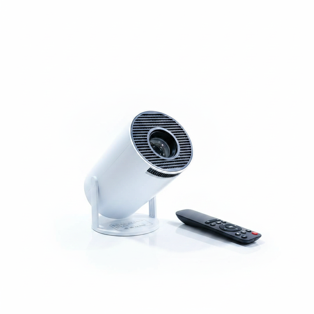 Ultra HD Smart Mini Projector with Remote & Stand