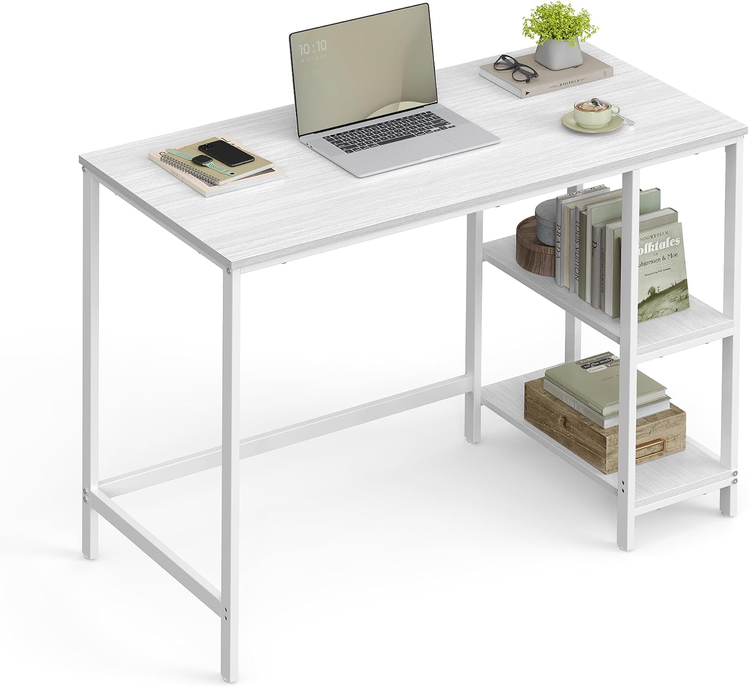 Computer Desk - 100x50cm - White