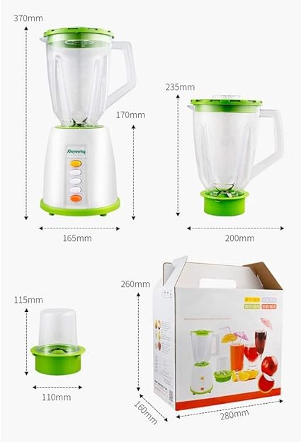 Household Breaking Machine, Fully Automatic Blender, Multifunction Juicer Soymilk Machine, Suitable for Juice Extraction, Minced Meat, Crushed Ice, Stirring
