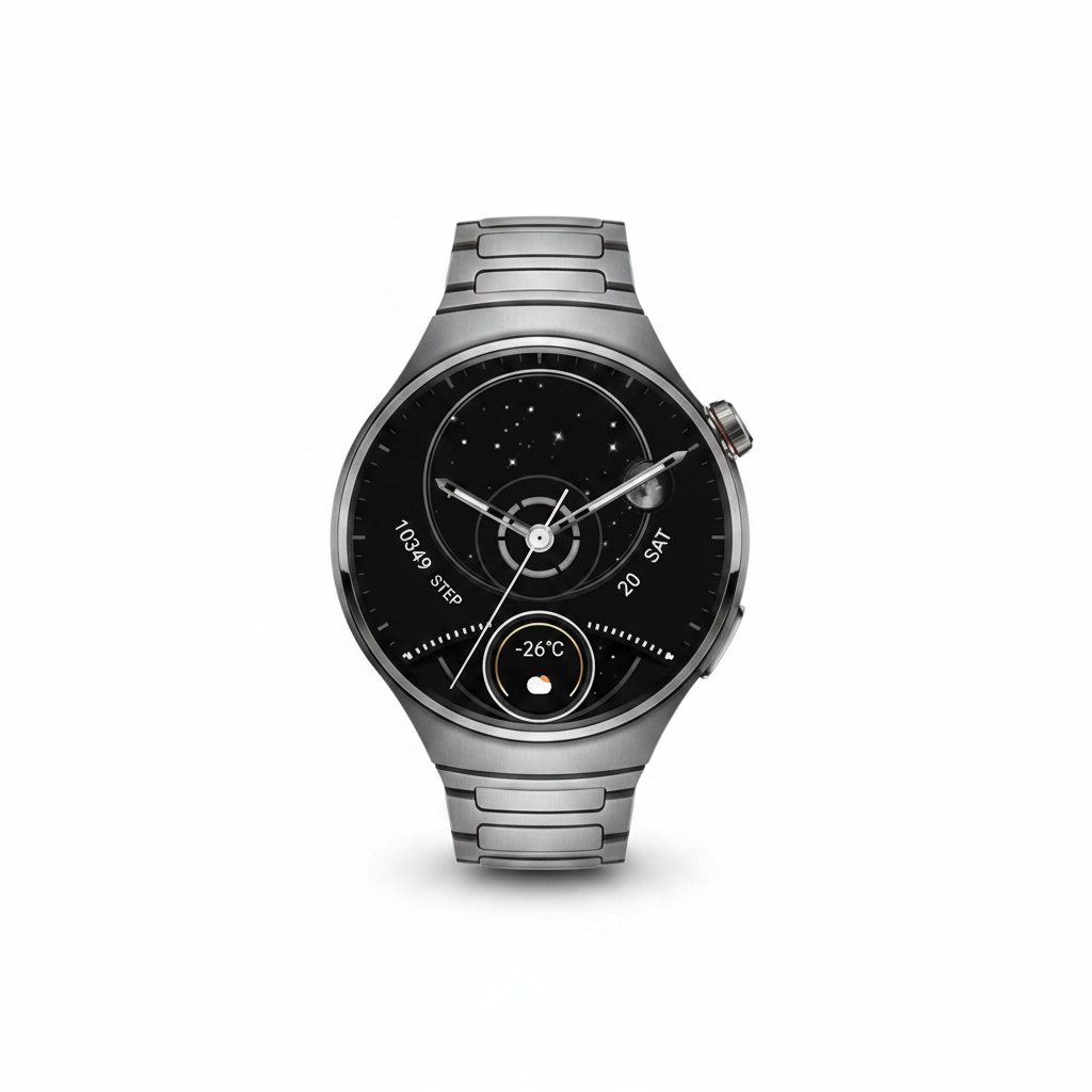 HainoTeko RW-68 Smart Watch | AMOLED | Bluetooth Calling | GPS | 3 Bands - Stainless Steel Edition