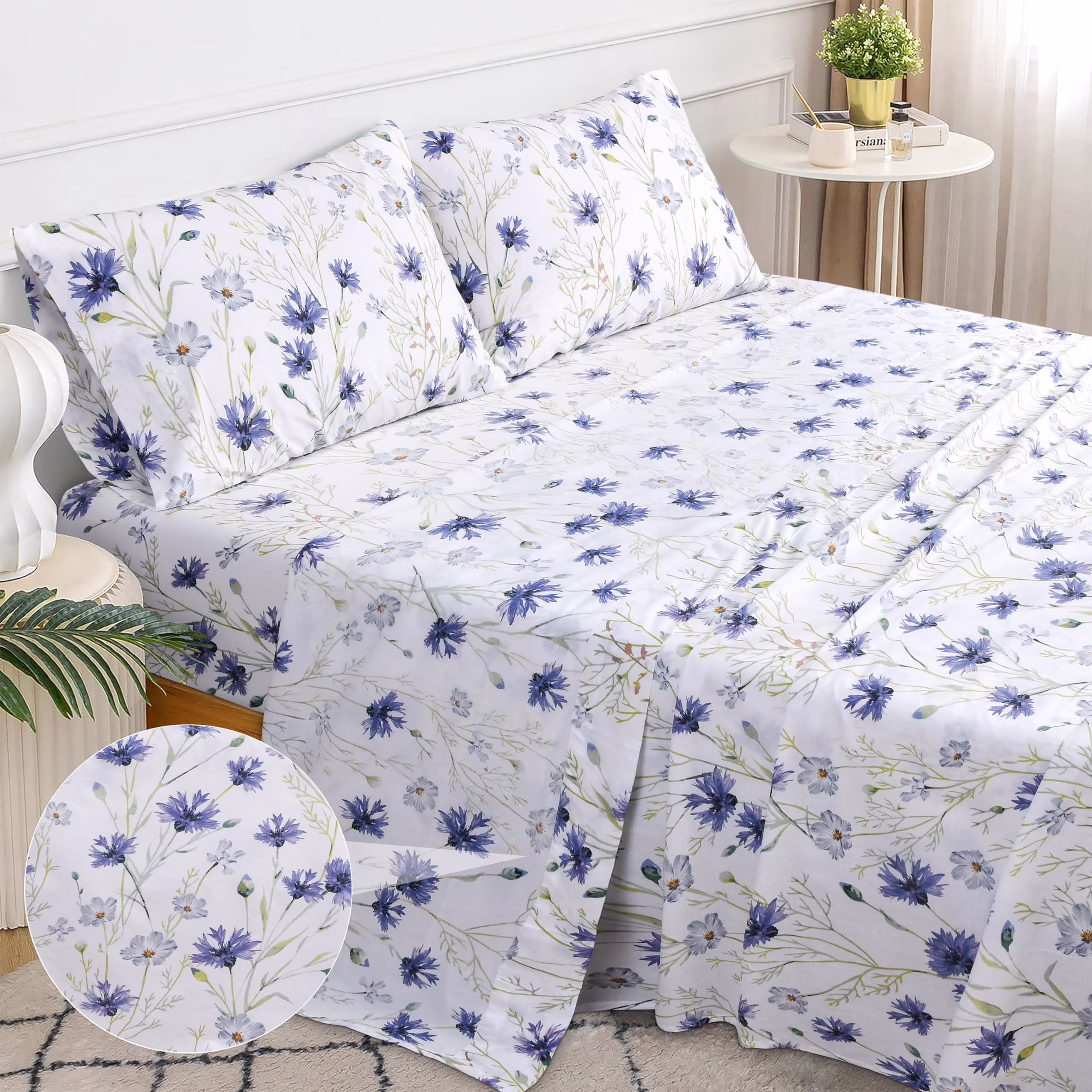 Bed Sheet Set - Queen - Cotton