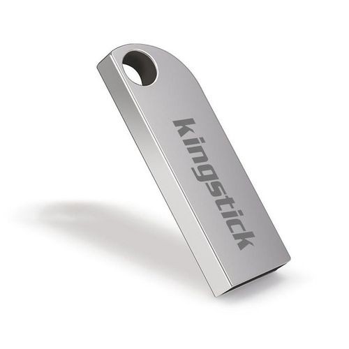 King-stick Portable 4-128GB Metal U Disk Flash Drive-Silver