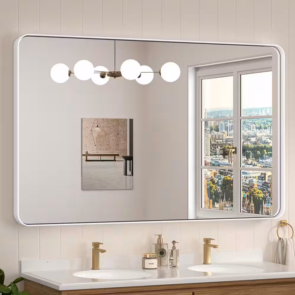 Bathroom Mirror - Vanity - White