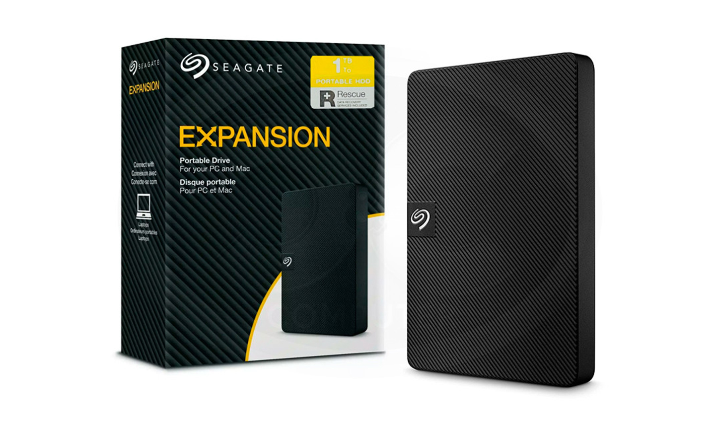 Seagate Expansion 2TB External Hard Drive - Black