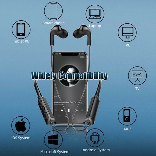 Generic Bluetooth Headset Sport Neckband Neck-Mounted