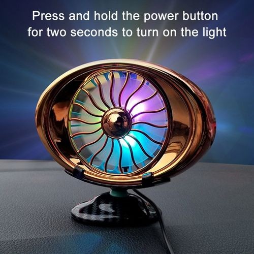 Car Vent Fan Multi-function USB Interface Portable Fan