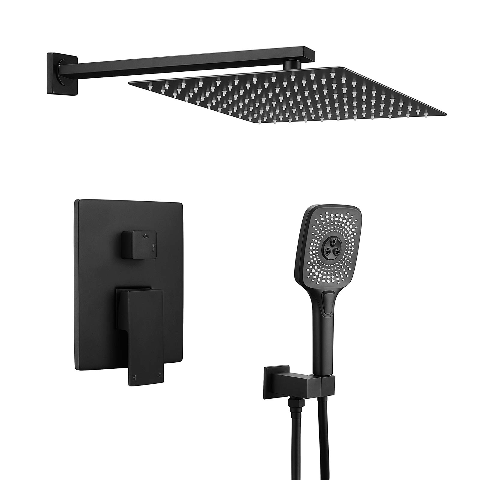 Shower Set - Complete - Black
