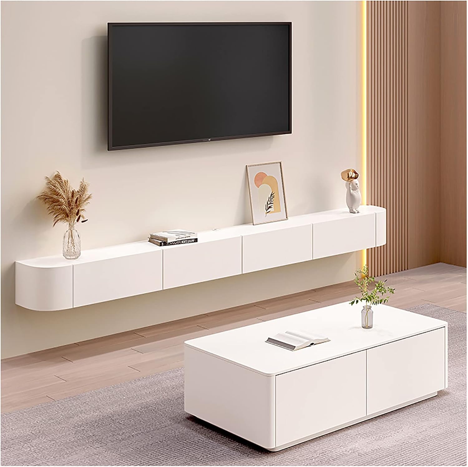TV Stand - Modern - White