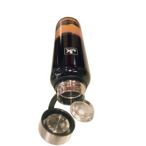 JK Stainless Steel Vacuum Bottle Flask 1.5 Litres-Black