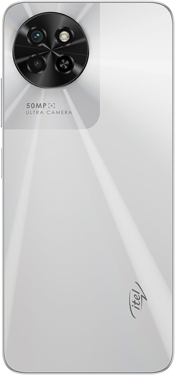 Itel S23 4GLTE 128GB+ 8GB RAM 50MP, 5000mAh with Type-C Charging - White