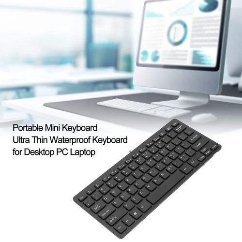78 Keys USB Wired Keyboard Mini Keyboard