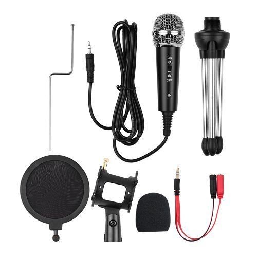 Video Microphone Kit With Mini Microphone Tripod