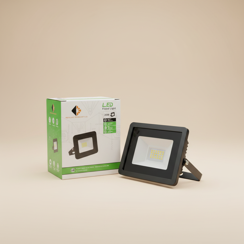 Neelux 20W LED Flood Light IP66 - PTL Series Outdoor Security Light