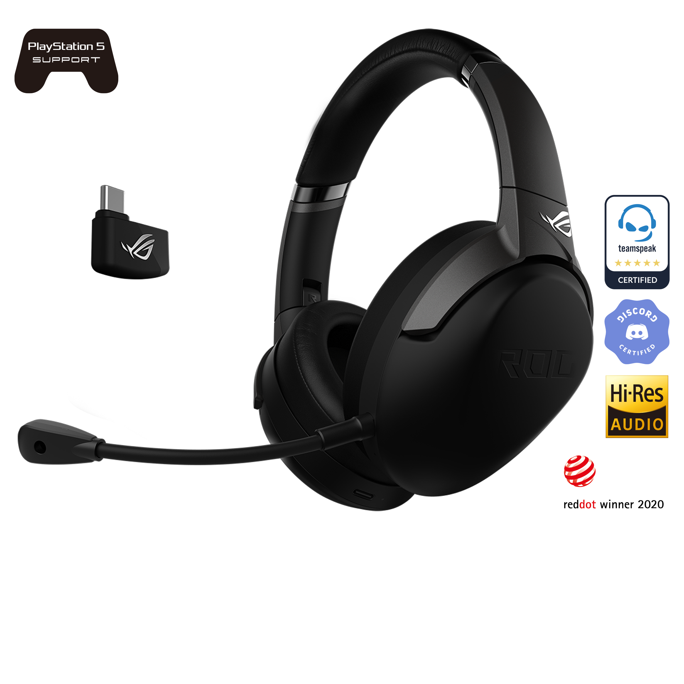 Asus ROG Strix Go Gaming Headset - Black