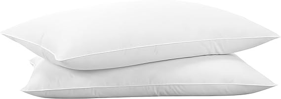 Big Fibre Pillows Pair (2pcs) -White