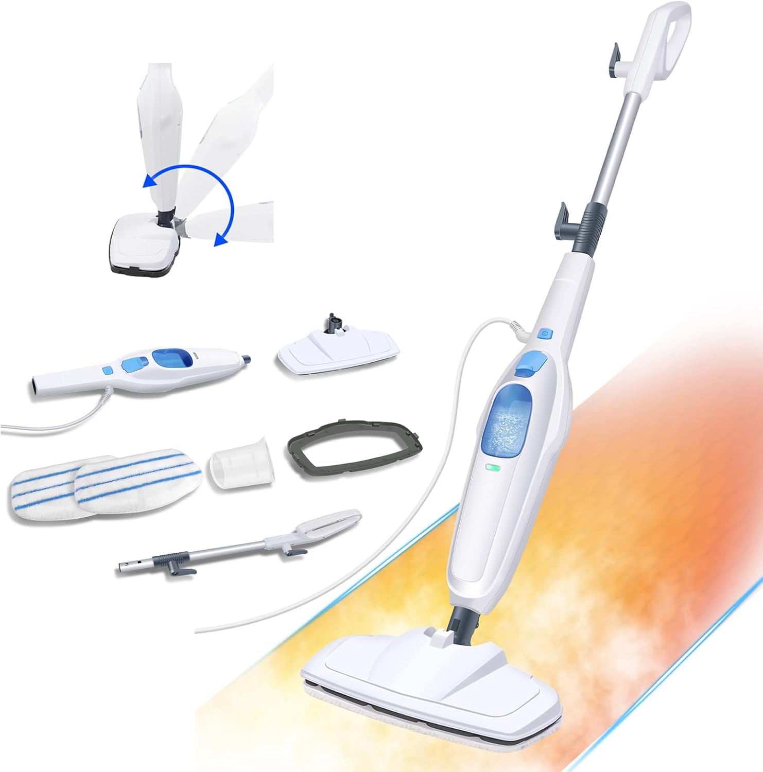 Steam Mop - 1500W - White