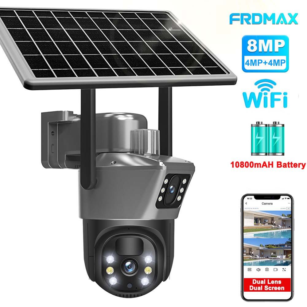 Generic Solar CCTV Camera 8MP - Wireless