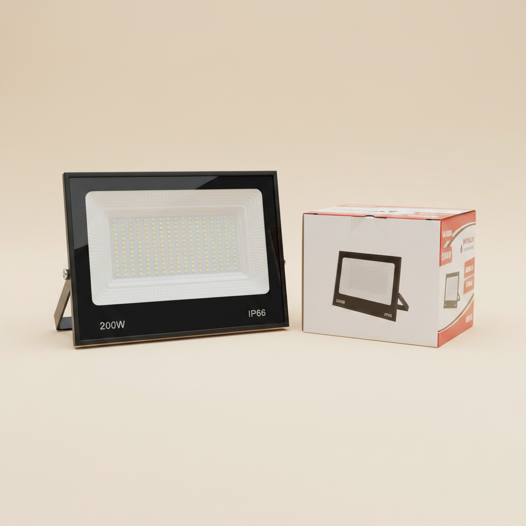 Neelux 200W LED Flood Light IP66 - 16000LM White Light (Model 54-0200)