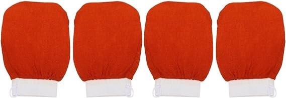 1Pc Hot Moroccan Hammam Exfoliating Mitt Kessa Scrub Glove Preparation Durable Shower Scrub Gloves Body Facial Tan Massage Mitt