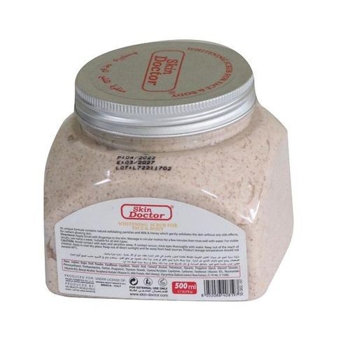 Skin Doctor Milk & Honey Face & Body Whitening Scrub-500g