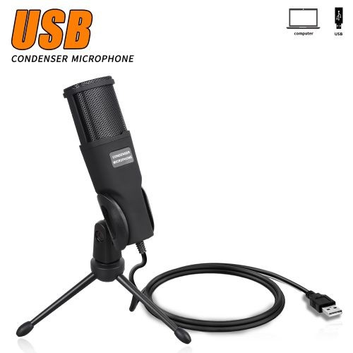 "RVX1 USB Microphone: Professional Condenser Mic for Streaming, Podcasting, and Vocal Recording on PC and PS4"