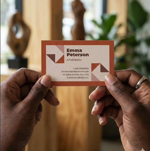 Standard Business Cards – Double-Sided | 300gsm Matt Lamination | Free Design | Kampala