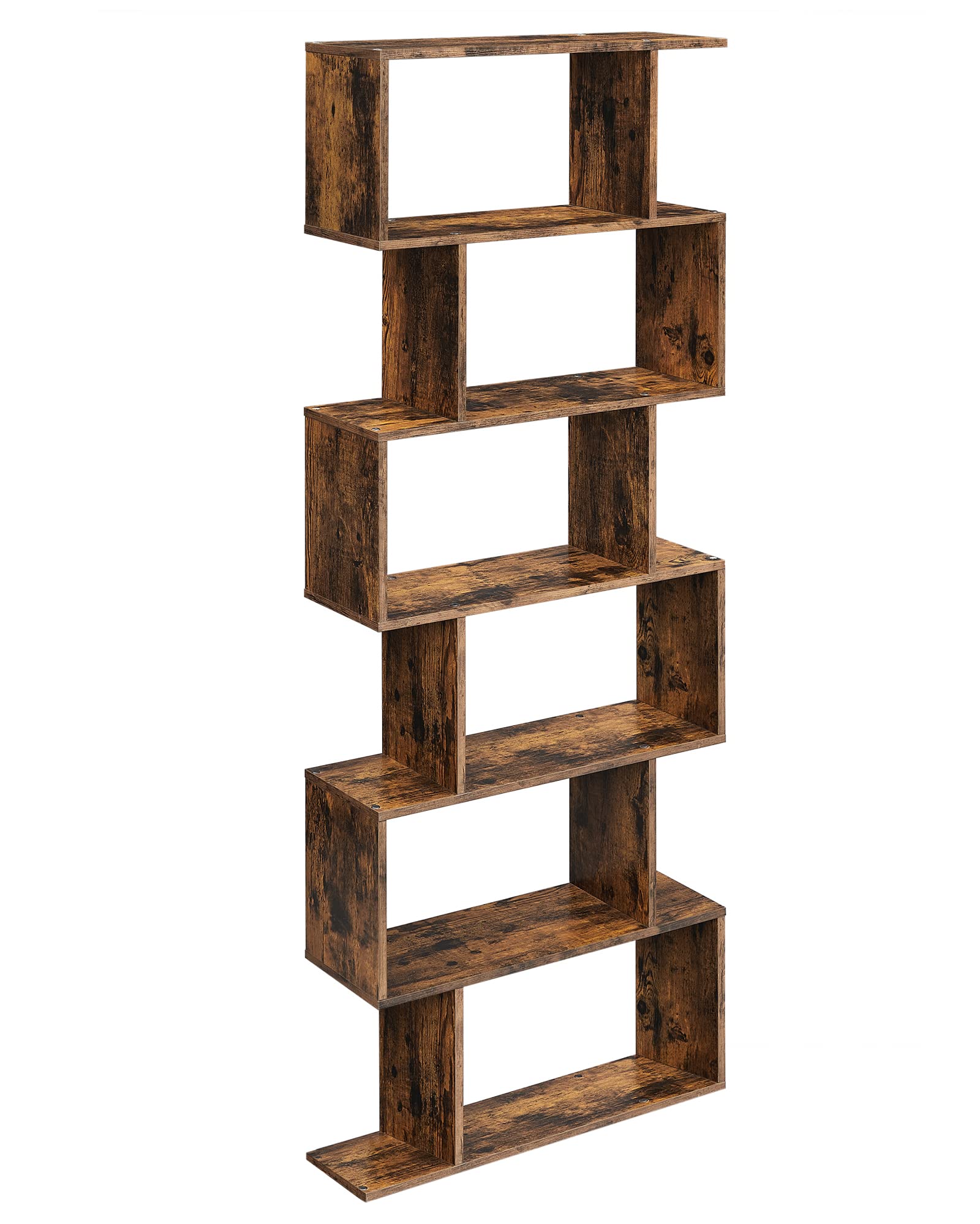 Bookshelf - 6 Tier - Brown