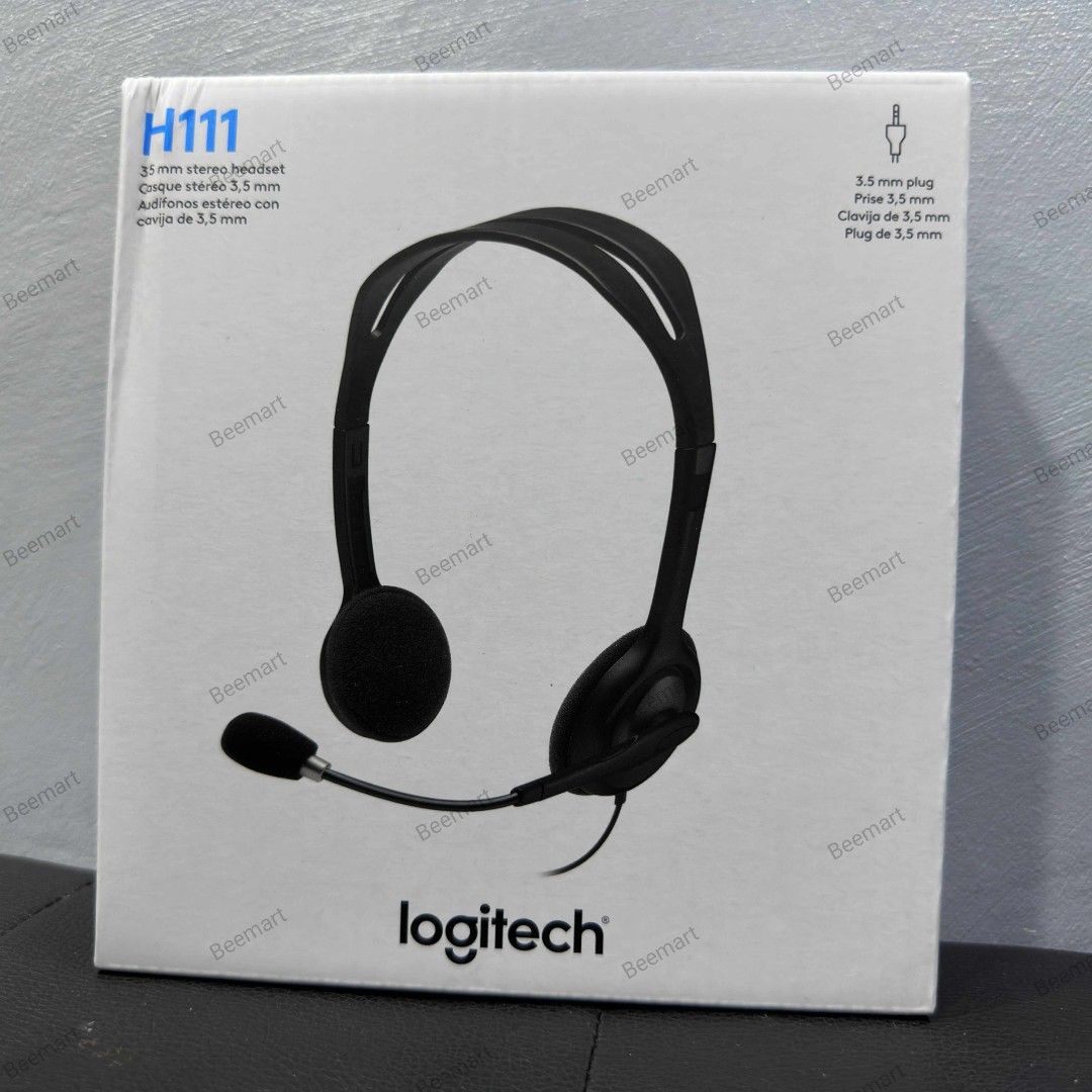 Logitech H111 Wired Headset - Black