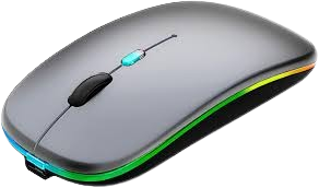 Bluetooth Mouse LED Silent Computer Mice Dual ModeCompatible