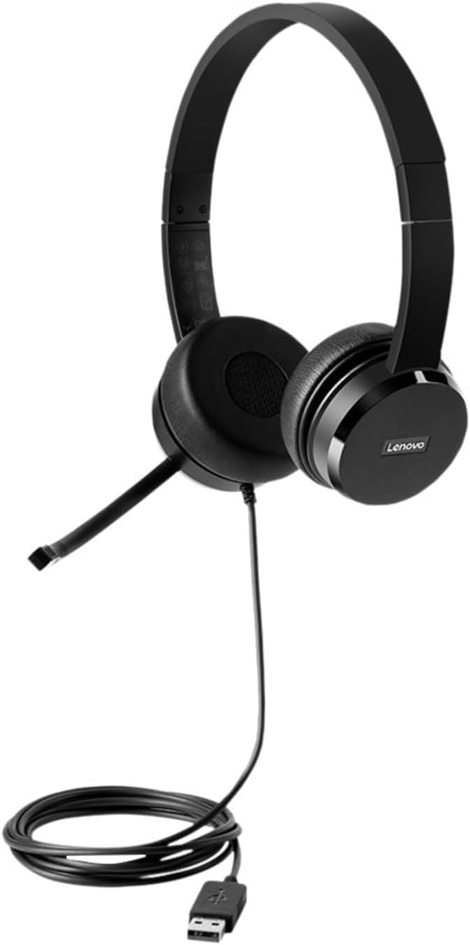 Lenovo USB Headset - Black