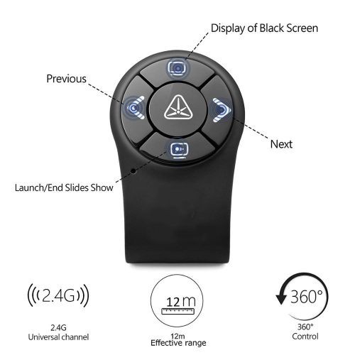 Finger ring style remote controller, 2.4Ghz wireless presenter