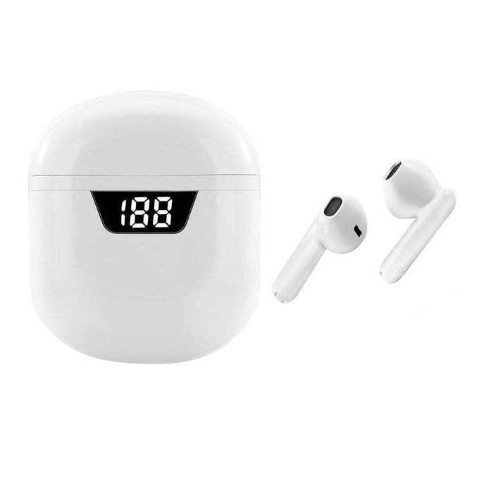 Wireless Ear Buds Stereo Bass Earphones With Charging Case Cable Charging Eartips For Cell Phone Gaming Computer