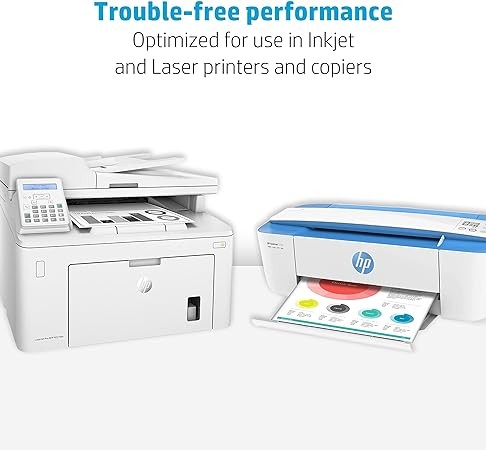 HP Printer Paper | 8.5 x 11 Paper | MultiPurpose 20 lb | 3 Ream Case - 1500 Sheets | 96 Bright | Made in USA - FSC Certified | 112530C