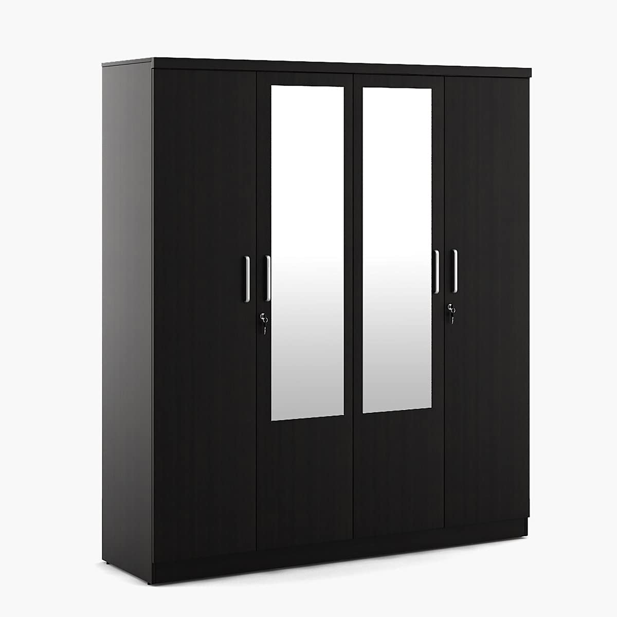 Wardrobe - 4 Door - Black