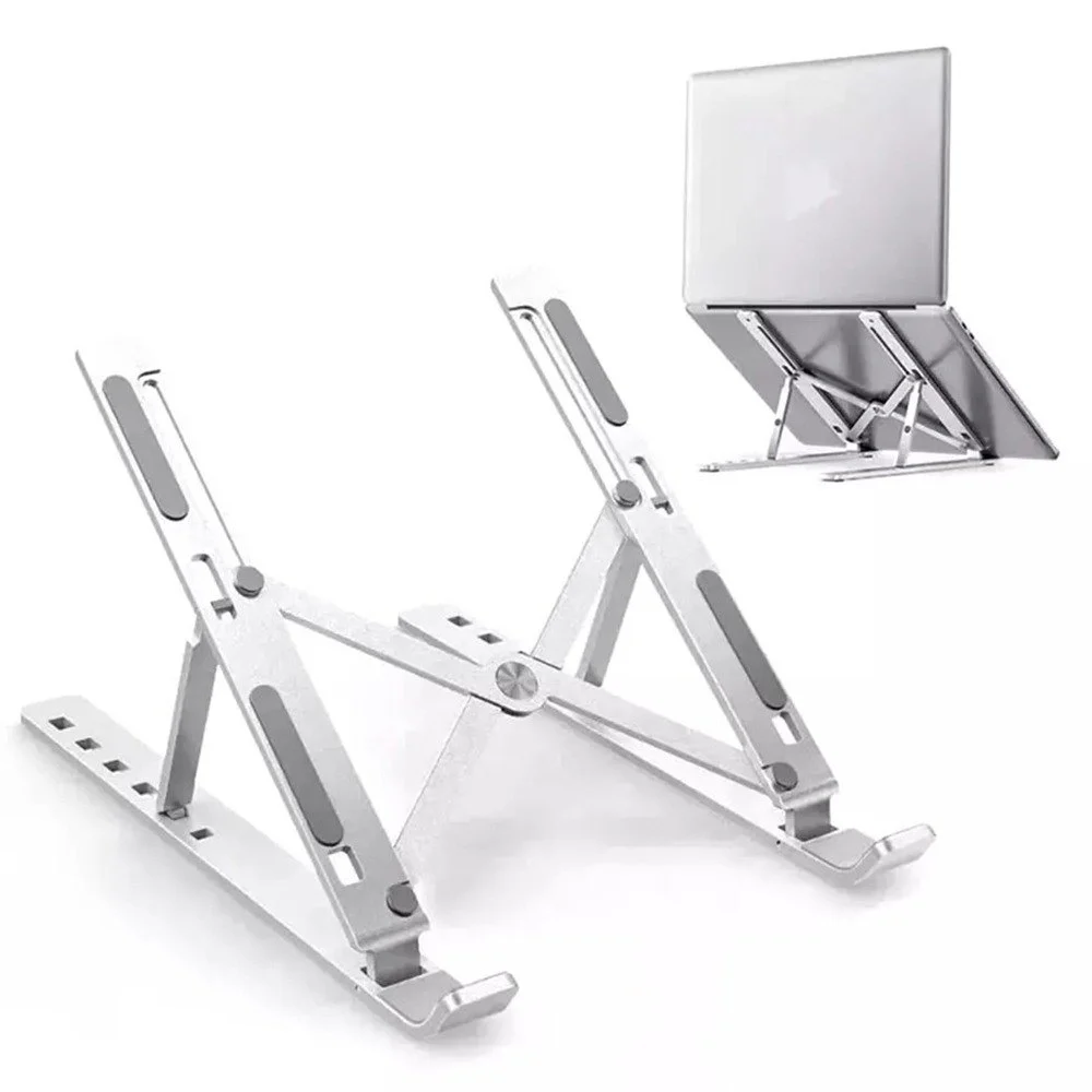 Laptop Stand - Aluminum - Silver