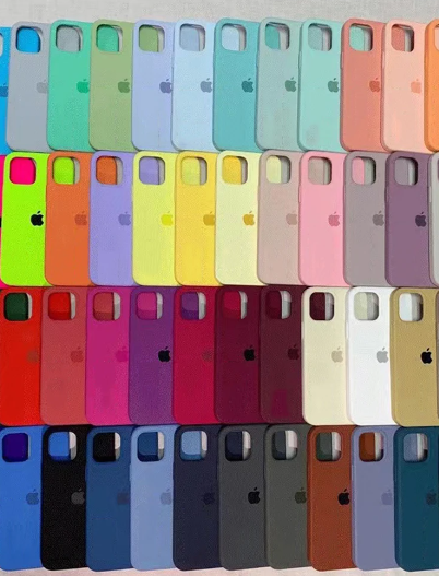Original Official Silicone Cases For iPhone 13 15 14 11 12 Pro Max Case For Apple iPhone 11 14 15 13 12 Pro 7 8 SE 2020 Case