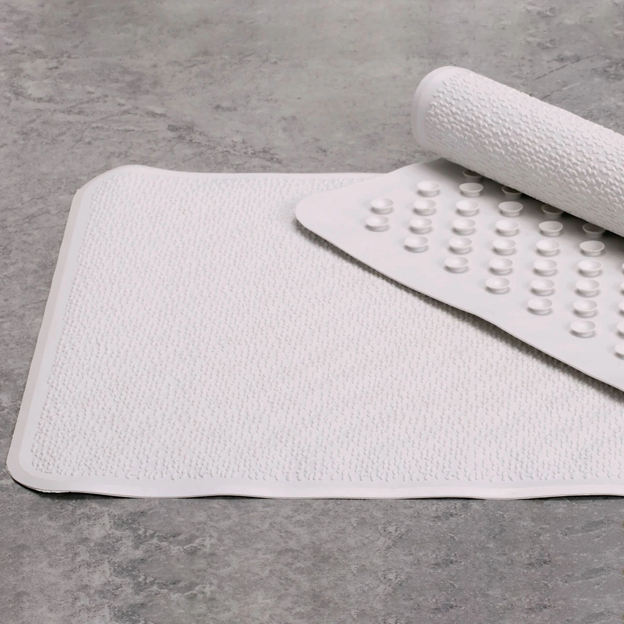 Bath Mat - Rubber - White
