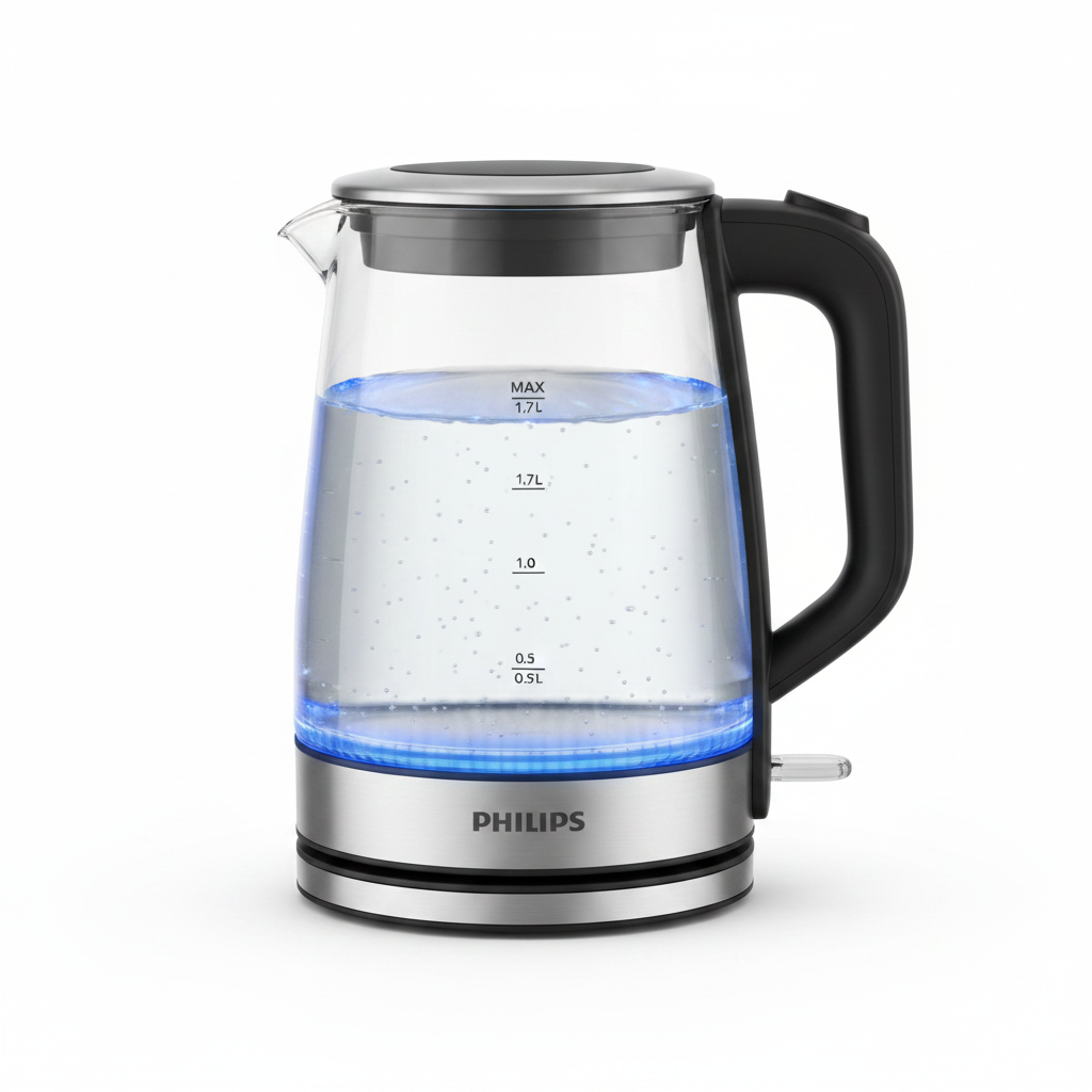 Philips 5000 Series 1.7L Glass Electric Kettle
