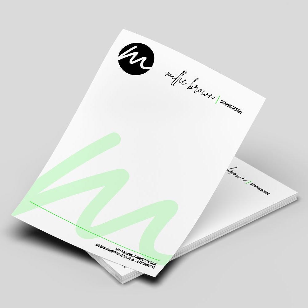 Custom A4 Letterheads - Personalized Office Supplies Printing