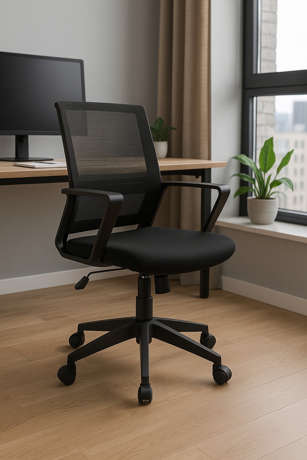 Office Chair - Ergonomic Mesh - Black